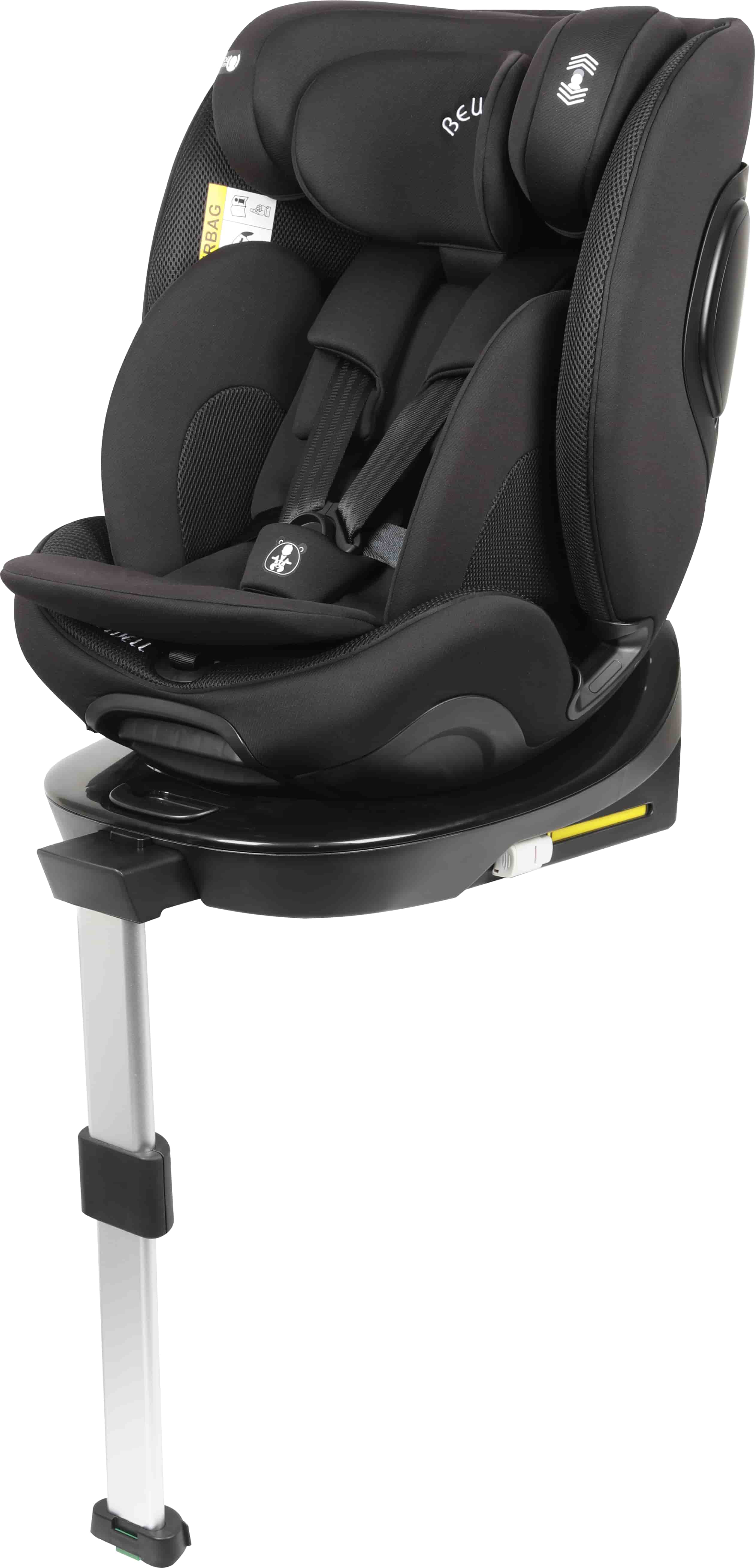 ISOFIX lan Dhukungan Kursi Safety Mobil Anak kanggo Bayi 40-150cm